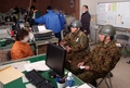 中央公民館の自衛隊