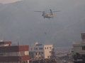 自衛隊による救出活動