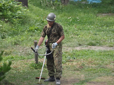 自衛隊災害派遣支援基地撤収