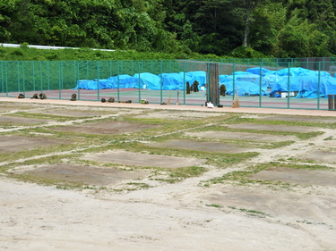 自衛隊災害派遣支援基地撤収