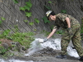 自衛隊災害派遣支援基地撤収