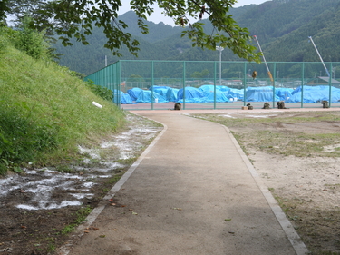 自衛隊災害派遣支援基地撤収