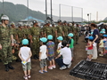 自衛隊派遣撤退感謝セレモニー