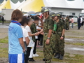 自衛隊派遣撤退感謝セレモニー