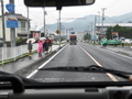 自衛隊派遣撤退感謝セレモニー（吉里吉里国道45号線）
