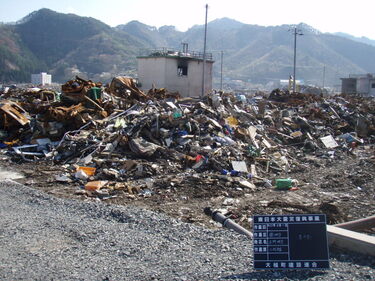 東日本大震災復興事業現場（本町）