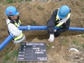 水道管設置、埋め戻し