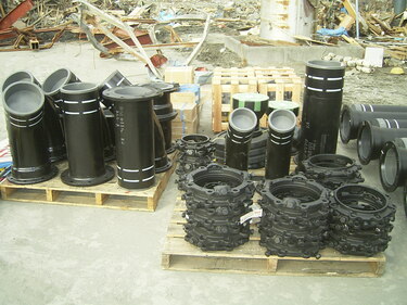 水道管と設備の部品