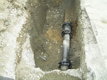 水道管の復旧