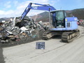 末広町でのガレキ撤去