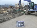 安渡付近のガレキ撤去