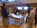 平成23年度第3回吉里吉里地域復興協議会（吉里吉里中学校体育館）