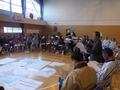 平成23年度第3回吉里吉里地域復興協議会（吉里吉里中学校体育館）