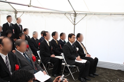 災害公営住宅建設工事安全祈願祭