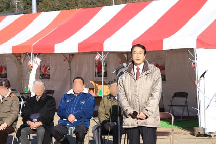 2011年12月大槌川で開催されたおおつち鮭まつり