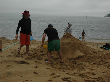 砂の芸術祭（吉里吉里海岸）