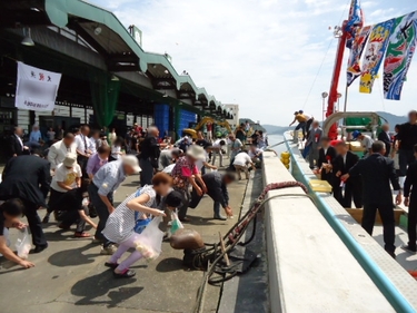 第一久美愛丸の進水式 祝賀会