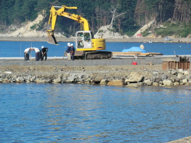 吉里吉里漁港復旧工事