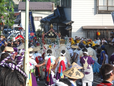 震災前のお祭り