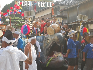震災前の夏祭り