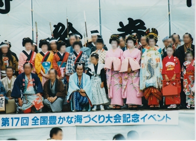 松形弘樹さんと大槌時代絵巻の参加者達