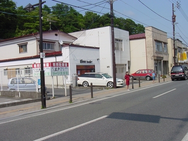 国道45号線の上町付近