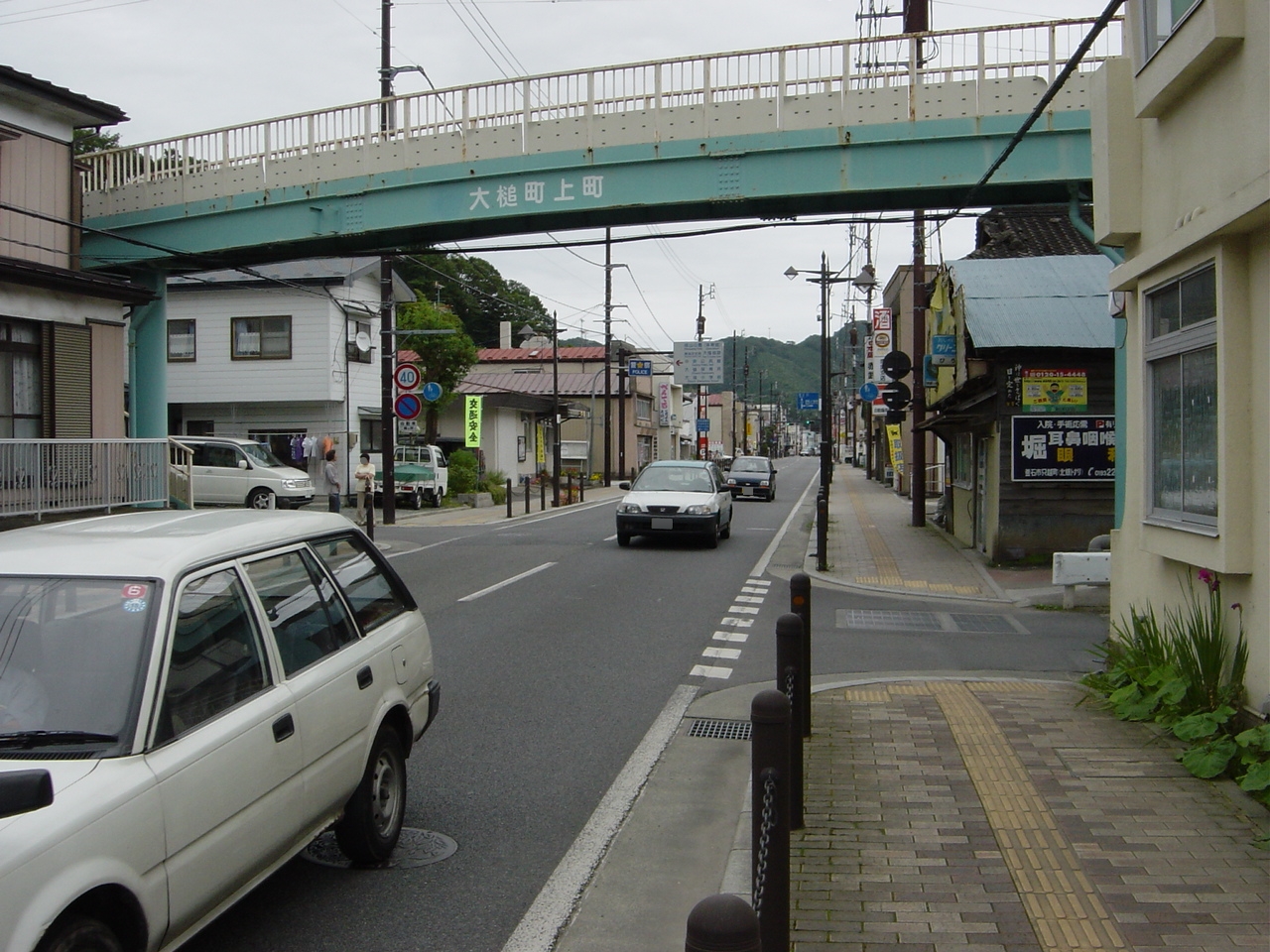 上町の歩道橋 大槌町震災アーカイブ