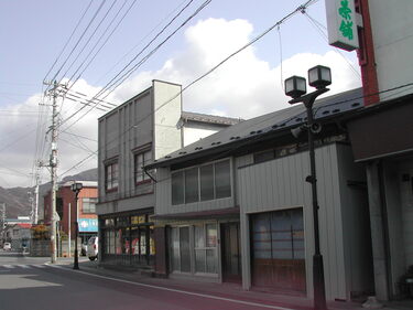 末広町商店街の道