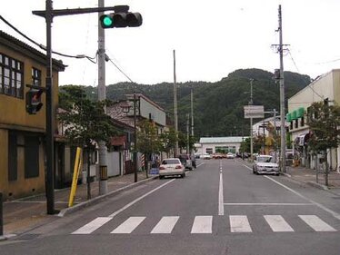 昔の大槌の町並み、風景