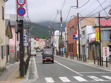 昔の大槌の町並み、風景
