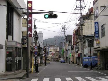 昔の大槌の町並み、風景