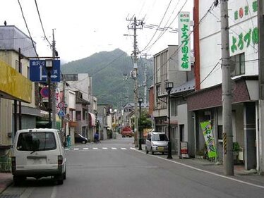 昔の大槌の町並み、風景