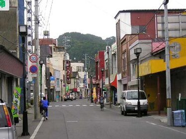 昔の大槌の町並み、風景