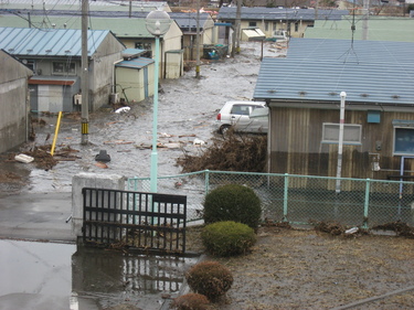 震災当日の大ヶ口