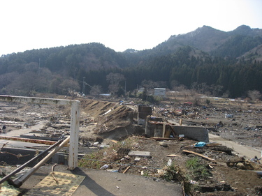 鉄橋の上から撮影