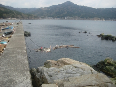 吉里吉里海岸から、浪板方面を撮影