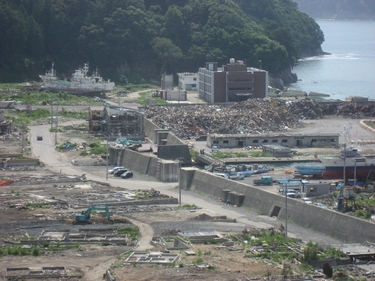 赤浜小学校裏山から撮影