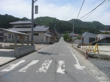 きれいに整備された吉里吉里地区（2丁目）