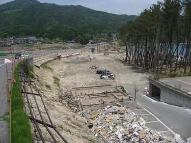 浪板観光ホテルから撮った浪板海岸