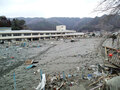 旧岩手県立大槌北小学校　被災状況