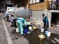 水道事業所応急給水活動　２次隊（町方）