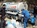水道事業所応急給水活動　３次隊