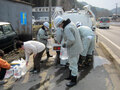 水道事業所応急給水活動　３次隊（吉里吉里）