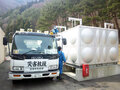 水道事業所応急給水活動　３次隊（小鎚）