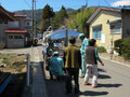 水道事業所応急給水活動　６次隊（浪板）