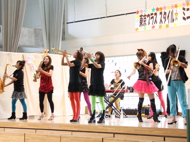 東京ブラススタイルによる「復興応援放課後プロジェクト」が開催